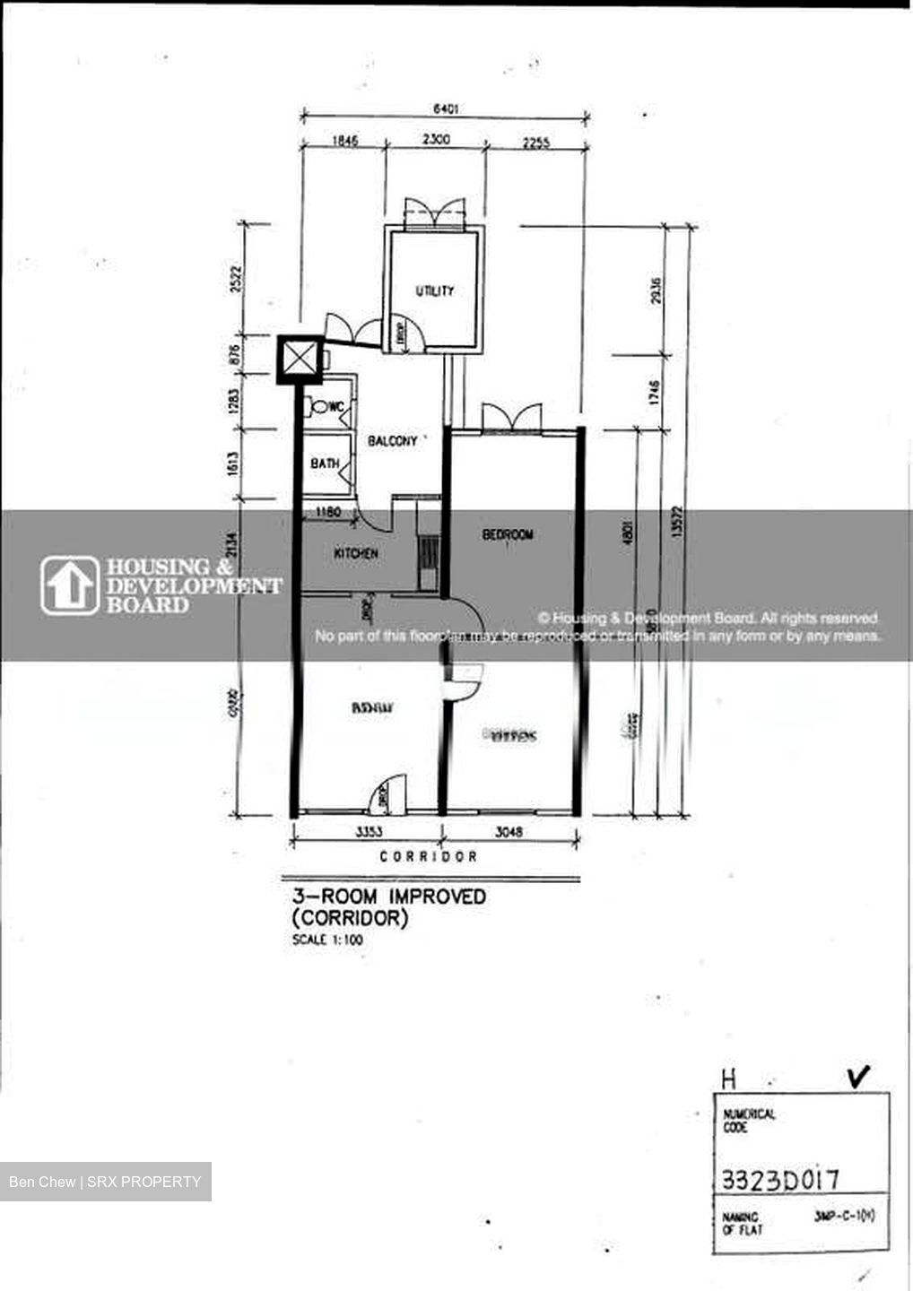 Blk 96 Toa Payoh Palm Spring (Toa Payoh), HDB 3 Rooms #554604091